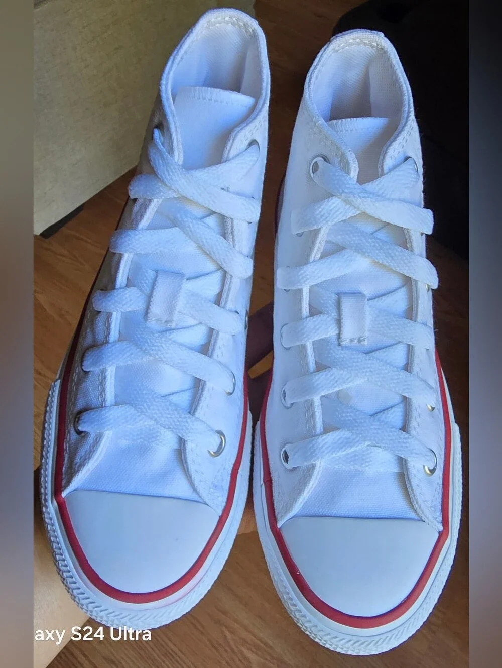 Sz 13 Toddler Kids CONVERSE CTAS HI White Casual Shoes